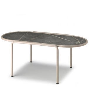 Кавовий столик DRESS CODE HPL 2744 Dove Grey Black Sahara Marble (2744VT-575)